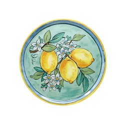 Lemon Round Pizza Plate 330mm Saturnia
