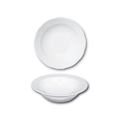 Praga Salad Bowl White 260mm Saturnia