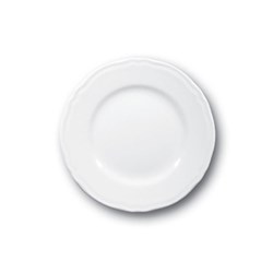 Praga Round Plate White 210mm Saturnia
