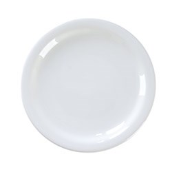 Echelon Narrow Rim Plate White 153mm