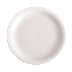 Basics Narrow Rim Plate White 160mm Essentials Collection