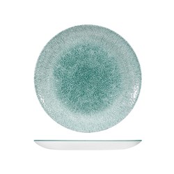 Raku Coupe Plate Jade Green 260mm Churchill