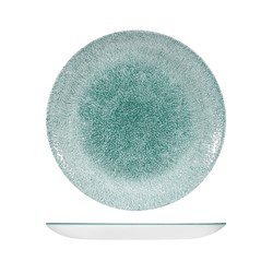 Raku Coupe Plate Jade Green 288mm Churchill