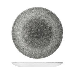 Raku Coupe Plate Quartz Black 288mm Churchill
