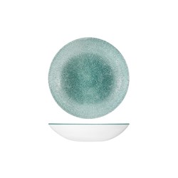 Raku Coupe Bowl Jade Green 248mm Churchill