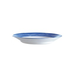 Opal Brush Soup Plate Blue Jean 225mm Arcoroc