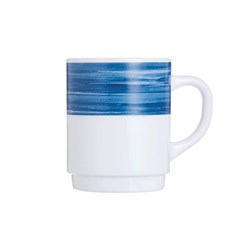 Opal Brush Mug Blue Jean 250ml Arcoroc