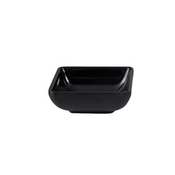 Melamine Dish Square Black 70mm Ryner