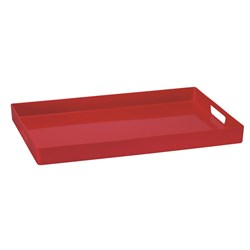 Serving Tray Melamine Red