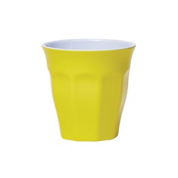 Classic Tumbler Melamine Yellow 260ml Barel