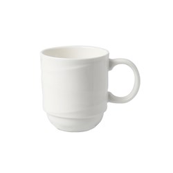 Resonate Coffee Mug Stackable White 350ml Maxadura