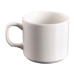 Basics Banquet Cup White 220ml Essentials Collection