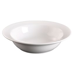 Basics Fruit Rimmed Bowl White 152mm Essentials Collection