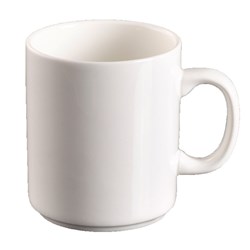 Basics Stackable Can Mug White 350ml Essentials Collection