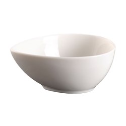 Basics Teardrop Dish White 100mm Essentials Collection