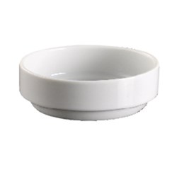 Basics Small  Dish White 70mm Essentials Collection