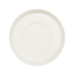 Cafe Lge Latte Saucer Wht 176Mm (6/48)