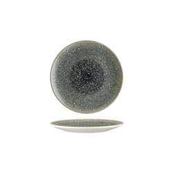 Thar Black Round Coupe Plate 210x22mm Bonna