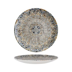 Luca Mosaic Round Coupe Plate 270x30mm Bonna