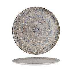 Luca Mosaic Round Coupe Plate 320x20mm Bonna