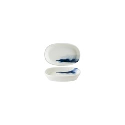 Blue Wave Oval Dish 100x65mm Bonna