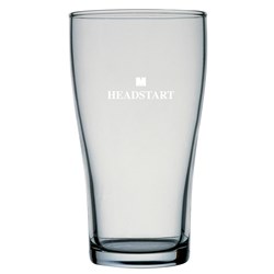 Conical Headstart Beer Glass 285ml Certified Nucleated Arcoroc