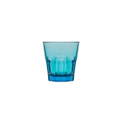 Rocks Tumbler Polycarbonate Aqua 240ml Polysafe