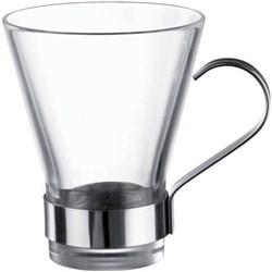 Ypsilon Cappuccino Glass Cup Bormioli Rocco