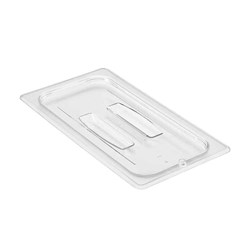 Insert Pan Lid 1/3 with Handle Polycarbonate Clear Cambro