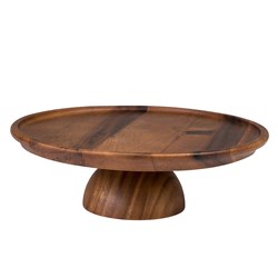 Brooklyn Acacia Wood Cake Stand Moda