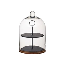 Appetiser 2 Tier Serving Dome 210x330mm Artesa