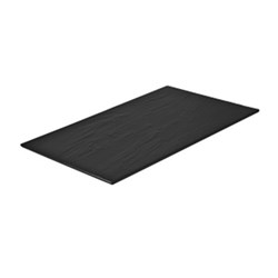 Taroko Melamine Platter Rectangle Black 525mm Ryner