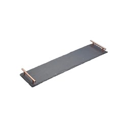 Serving Platter With Copper Handles 601x150mm Artesa