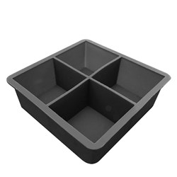1843030 - Silicon 4 Cube Ice Mould Black