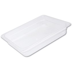 Insert Pan 1/2 100mm 5.9L Polycarbonate Clear Cambro