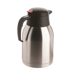 Insulated Jug with Push Cap Lid Stainless Steel 2L Pro.mundi