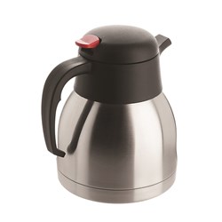Insulated Jug with Push Cap Lid Stainless Steel 1L Pro.mundi