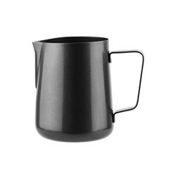 Milk Frothing Jug Matte Black Stainless Steel 400ml 
