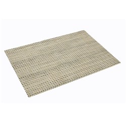 Plastic Woven Placemat Rattan 450x300mm Connoisseur