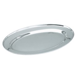 Trenton Stainless Steel Oval Platter 600mm 