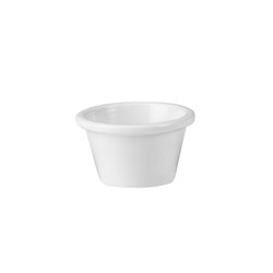Melamine Ramekin Smooth White 90ml Ryner