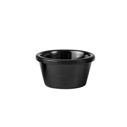 Melamine Ramekin Smooth Black 45ml Ryner