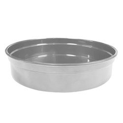 Aluminium Round Bar Tray Silver 240mm Chef Inox