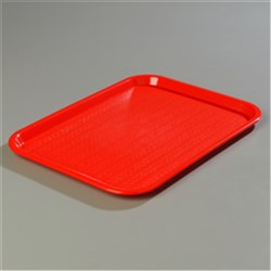 Red Polypropylene Cafe Tray 457x356mm 