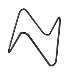 Icon Chef Black Powder Coated Aluminium Reversible Display Riser Large 