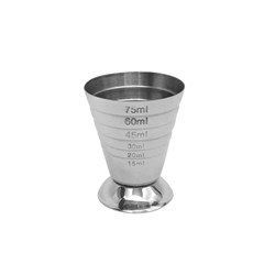 Lined Jigger Stainless Steel 75ml Zeo