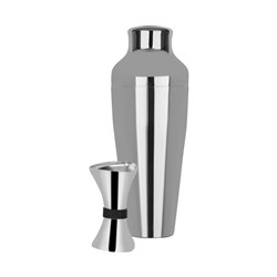 2 Piece Cocktail Set Silver 500ml Zanzi