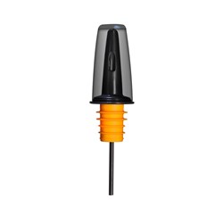 Barflow 3 Second Pourer & Cap Black/ Orange Uber Bar Tools