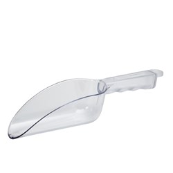 Plastic Ice Scoop Clear 180ml 