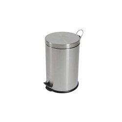Pedal Bin Round Stainless Steel 20l